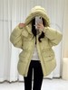 现货【YW】无忧购韩版中长款收腰显瘦50%白鸭绒连帽百搭羽绒服外套24012#（截单后3-5天发货) 商品缩略图3