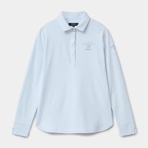 日本官网callaway竖条纹 速干 防晒 吸汗 女款竖条纹长袖秋款T恤 商品图6