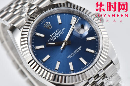 C厂劳力士日志型41mm 蓝色盘 3235机 五珠链 904L钢 男士腕表 商品图3