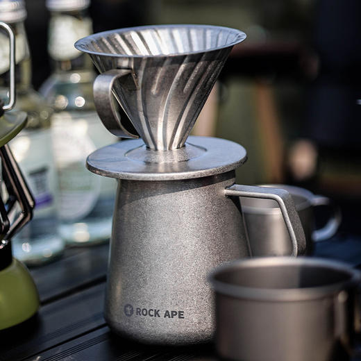 【自营】洛克猩球-复古手冲壶套装银色 商品图11