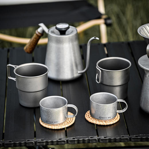 【自营】洛克猩球-复古手冲壶套装银色 商品图7