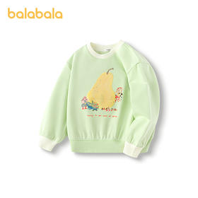 巴拉巴拉童装女童卫衣2025春季新款印花上衣小童甜美