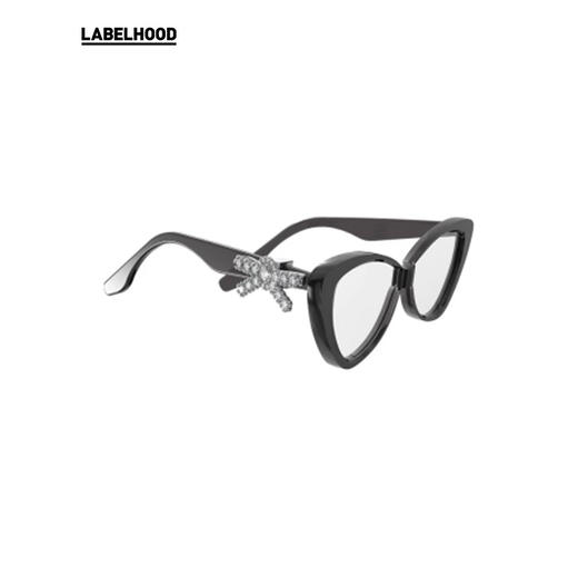 【SHUSHUTONGxYVMIN】蕾虎设计感优雅甜酷蝴蝶结装饰眼镜 商品图1