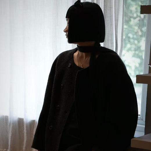 顺丰包邮42505洛诗琳法式气质圈圈苏丽绒大衣247623 商品图1