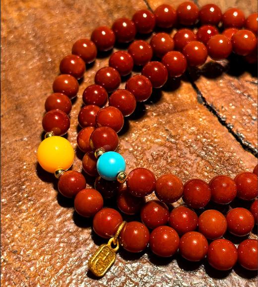 【品牌授权】BAOFANDI宝梵迪 新年红系列 国风设计款南红柿柿如意手链手串 商品图1