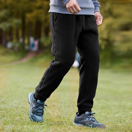 拓路者厚绒长裤抓绒裤男款冬季加绒加厚保暖卫裤宽松运动休闲裤 商品图2