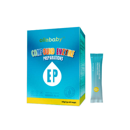 ollebaby【升级版】澳立佳18种多维消化酶复配酶制剂（60袋） 商品图0