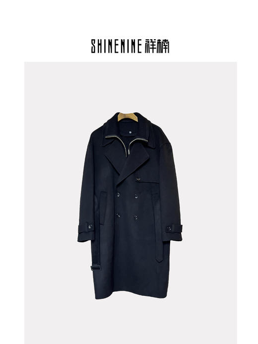 34417757设计感轻熟呢大衣 商品图0