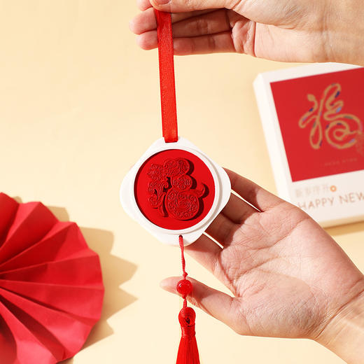 【画蛇添福，福气满满~巳巳如意，生生不息】画蛇添福香薰石膏片礼盒 节日喜庆伴手礼挂件 持久除臭蛇年限定香氛-QQ 商品图3