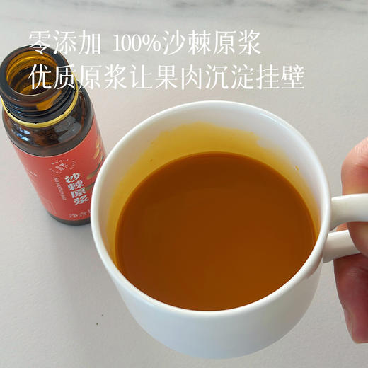 预售7天【⭐买4份送1盒】【板娘新鲜定制 沙棘原浆】2盒装（每盒50ml*10支）王牌归来~湖州仓 商品图4