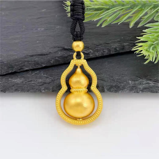 钻石豪门足金999葫芦吊坠女2025新款黄金福禄纯金葫芦挂件送女友 P 商品图4