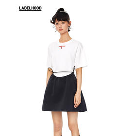 【SHUSHUTONG】蕾虎经典款设计感LOGO爱心短袖棉T恤