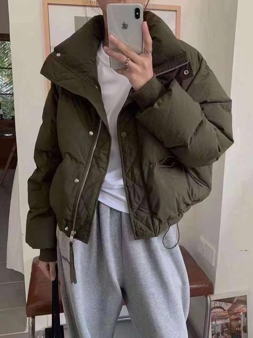 【YW】无忧购“清仓福利”韩版小个子短款50%白鸭绒休闲立领面包服6817#（截单后7天发货)25年清仓捡漏 商品图7