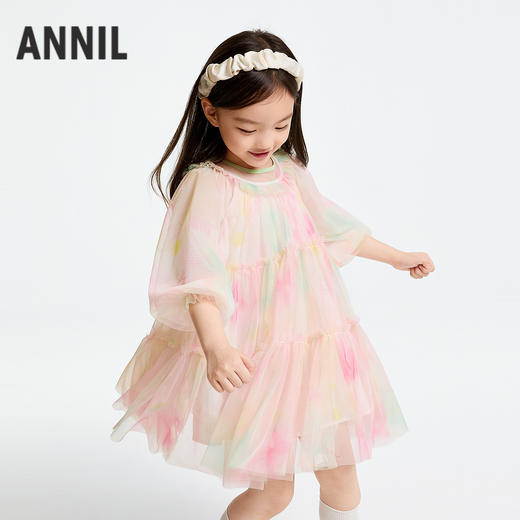 女童长袖连衣裙春季新款安奈儿童装实体店同款XG513517 商品图2