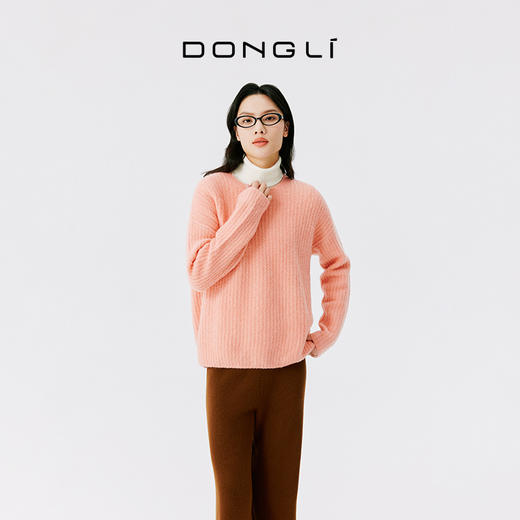 东黎 • 圈圈纱女士秋冬圆领套衫 4553 商品图1