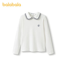 巴拉巴拉童装女童T恤儿童2025春装新款长袖上衣百搭