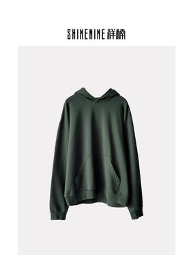 E33086552纯色休闲帽衫卫衣