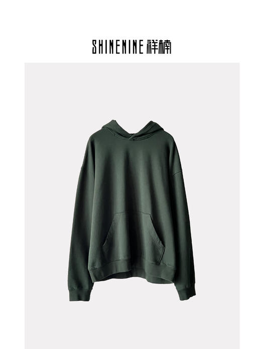 E33086552纯色休闲帽衫卫衣 商品图0