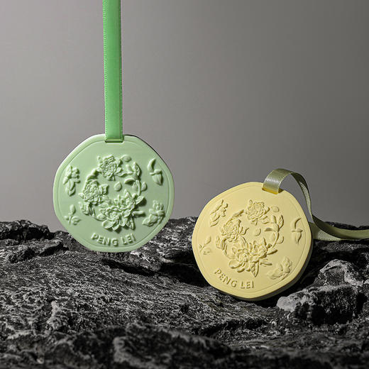 【法国香料，孕婴可用；赏东方美学，品中式茶香】彩色花朵石膏片香薰 车载刮片衣柜卧室 持久除臭挂件 伴手礼香氛-QQ 商品图2