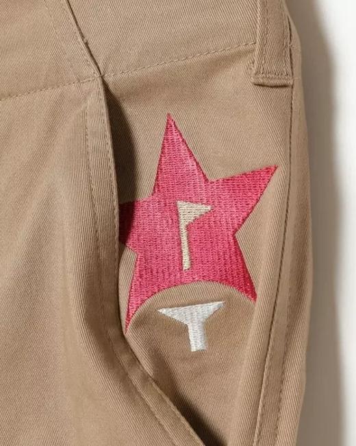 BEAMS GOLF 橙色标签/星旗标志 弹力长裤 商品图4