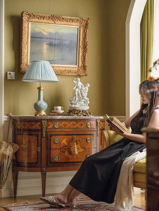 独角鹿西洋古董 19世纪法国御窑工匠Le Riche签名设计出品维纳斯梳妆主题素胎瓷人物雕塑 商品图1