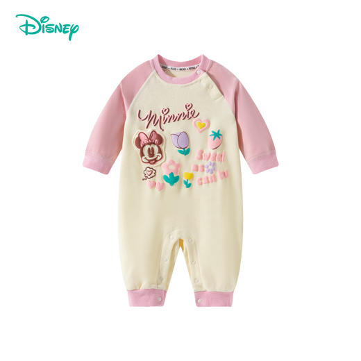 迪士尼宝宝2025春季女童肩开连体衣ZD1EL003 商品图7