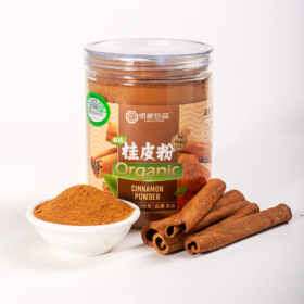 佰家珍品有机桂皮粉160g/罐