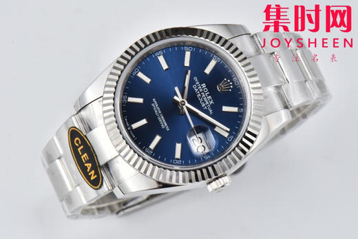 C厂劳力士日志型41mm 蓝色盘 3235机 三珠链 904L钢 男士腕表 商品图8