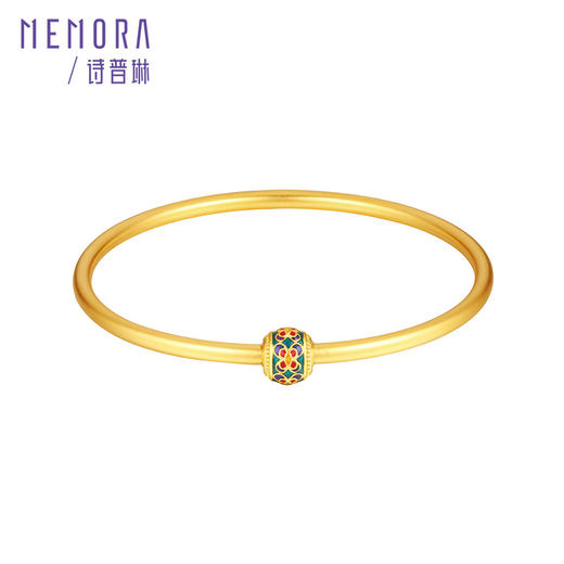 万花系列黄金手镯 足金百搭蝴蝶镯子女士礼物【按克计价黄金1】MEMORA诗普琳GW327001 商品图10
