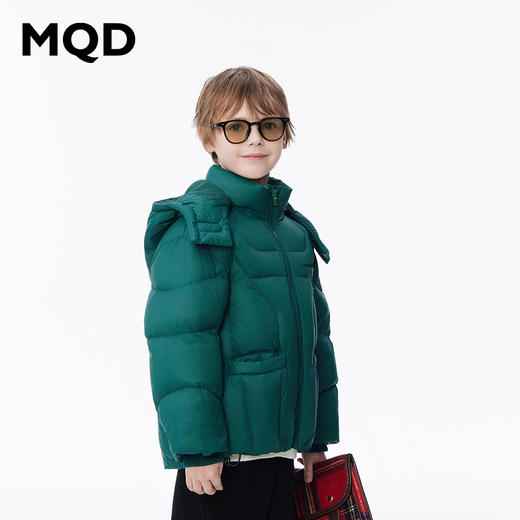 【秒1】【MQD】男童冬季柔软舒适工装休闲连帽羽绒服 商品图1