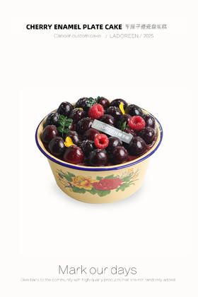 车厘子搪瓷盆蛋糕（中盆）