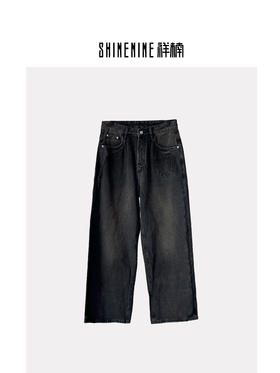 W434531667直筒牛仔裤