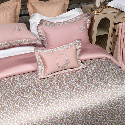 多喜爱 全棉新绒棉印花四件套洛姿 商品图1