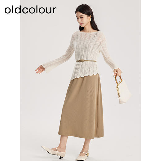 oldcolour春季新品时尚通勤气质百搭显瘦套装女Q131015A1 商品图3