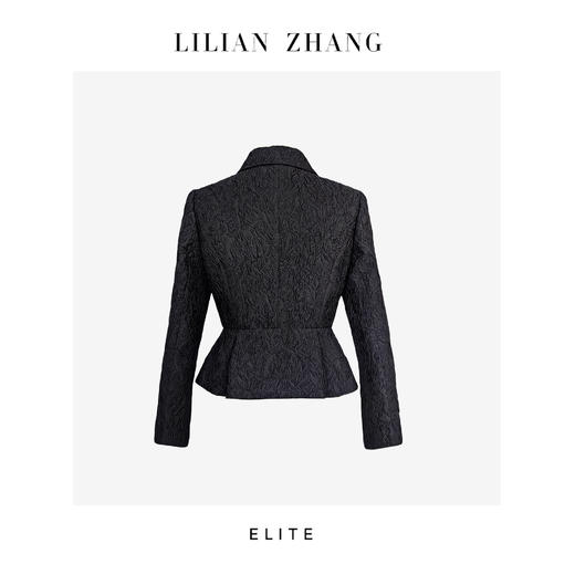 定制—新风貌“New Look ”—邂逅遇见——“奢美”黑色短款外套 2405022 商品图1