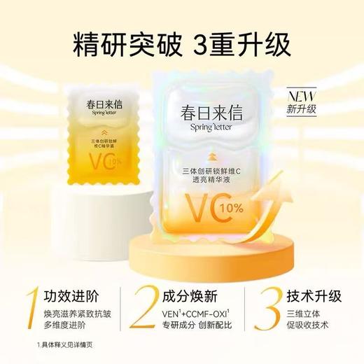 春日来信三体VC次抛面部精华3.0 商品图0