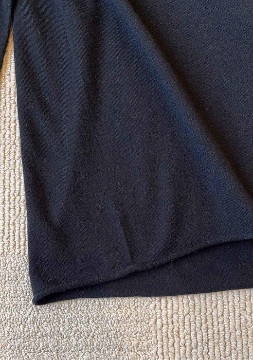 911-4  排他性独家圆正 小禾无缝一体 超细绵羊毛 红边卷边 半高领针织打底衫 商品图12