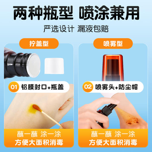 可孚医用碘伏消毒液瓶装100ml+50支棉签 商品图4