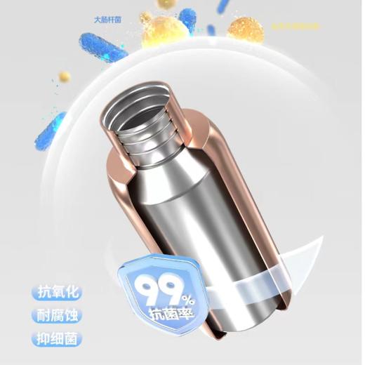 富光锐迪保温杯控温水杯降温杯盖两用大容量男女生高颜值抗菌内胆 商品图5