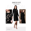乔万尼冬季新品A字羊毛连衣裙小立领收腰显瘦中长裙ES4M459 商品缩略图3