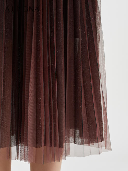 【商场同款】阿菁娜2024春季新款灵动渐变半裙A29C113061 商品图6