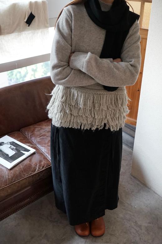 （g）羊毛流苏针织毛衣 商品图4