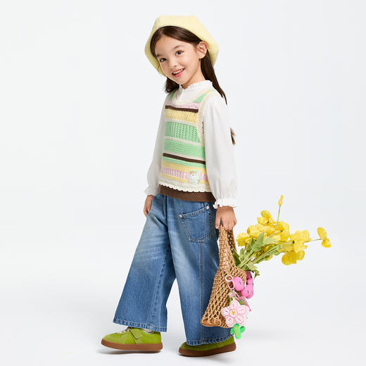 女童马夹春季新款安奈儿童装实体店同款XG512594 商品图5