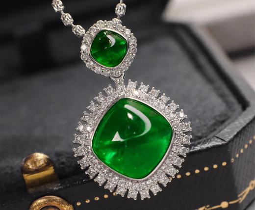 6.8ct糖塔祖母绿吊坠 商品图1