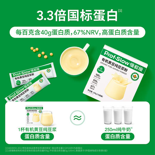 【囤货任选10件】新品有机黄豆纯豆浆粉 20gX10袋 商品图2