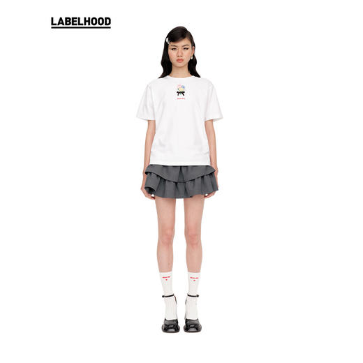 【SHUSHUTONG】蕾虎波浪半裙春夏装裙子半身裙 商品图2