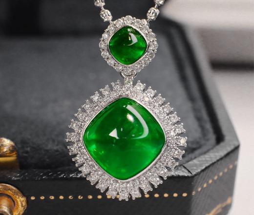 6.8ct糖塔祖母绿吊坠 商品图0