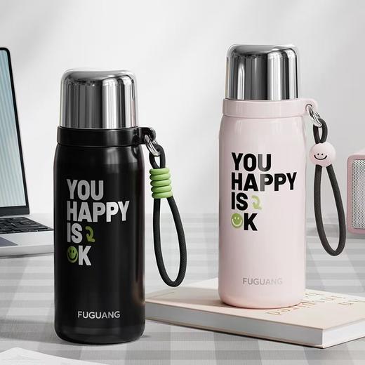 富光锐迪保温杯控温水杯降温杯盖两用大容量男女生高颜值抗菌内胆 商品图0