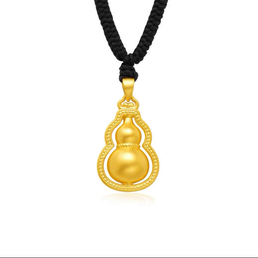 钻石豪门足金999葫芦吊坠女2025新款黄金福禄纯金葫芦挂件送女友 P 商品图0