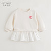 马克珍妮女童甜美印花拼接假两件连衣裙儿童卫衣裙宝宝秋装241556 商品缩略图2
